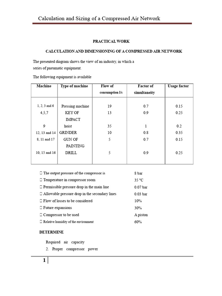 Compressed Air Network Sizing Guide | PDF | Filtration | Clothes Dryer
