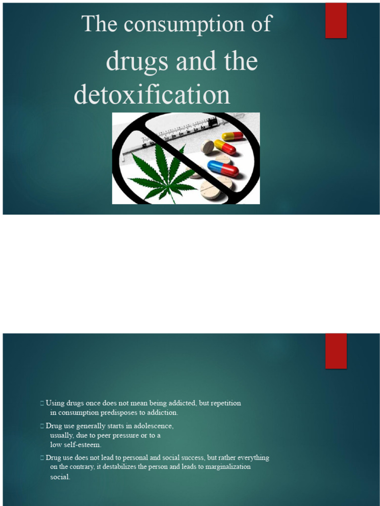 Drug Consumption and Detoxification | PDF
