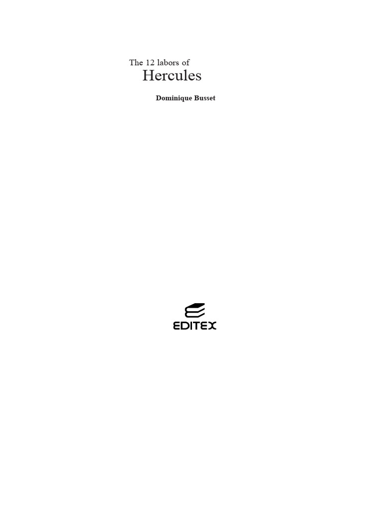 Hercules: The Twelve Labors Explained | PDF