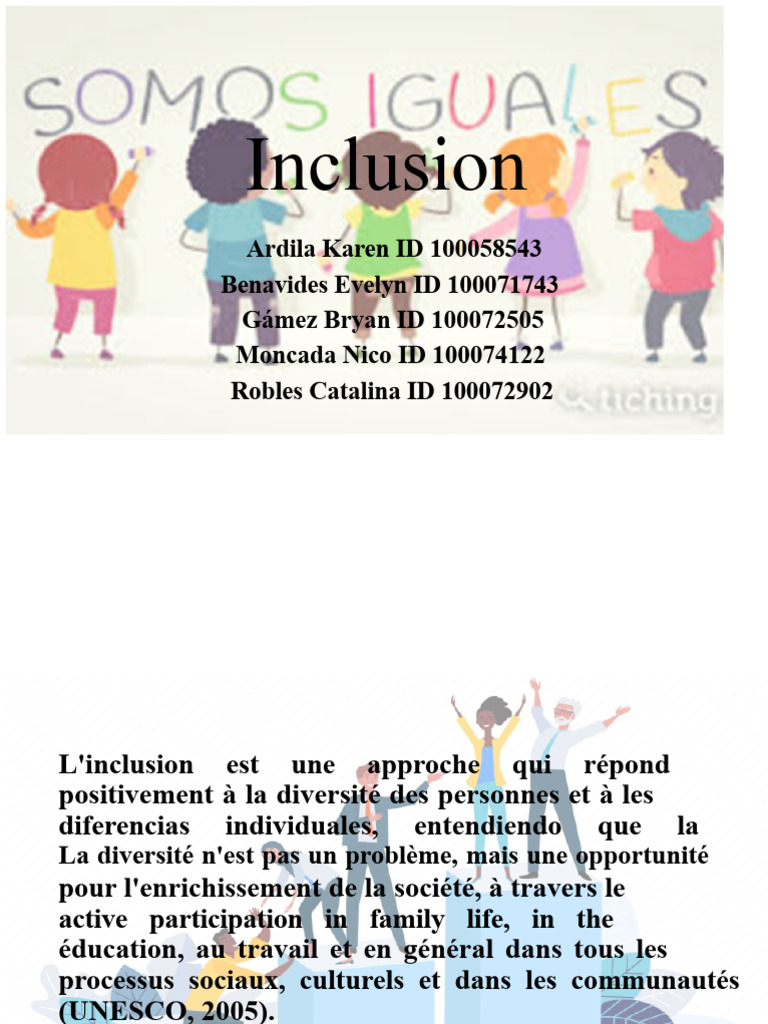 Approche de l'inclusion sociale et éducative | PDF | Invalidité ...