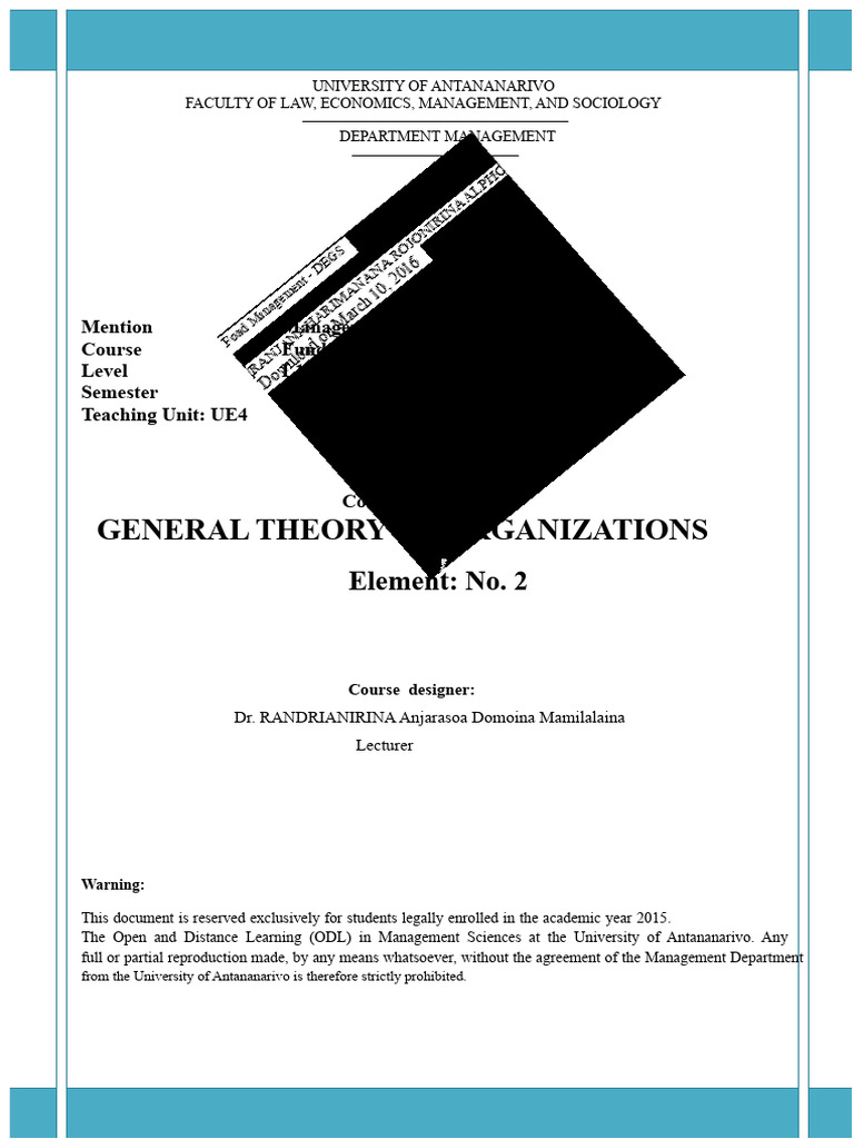 ORGANIZATION-L1-S2-Element-N2_567961ed2c71b | PDF | Decision Making ...