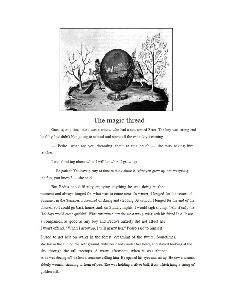 The Magic Thread: A Tale of Time | PDF