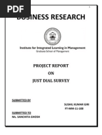 Download Project Report on just dial by Sushil Giri SN97174264 doc pdf