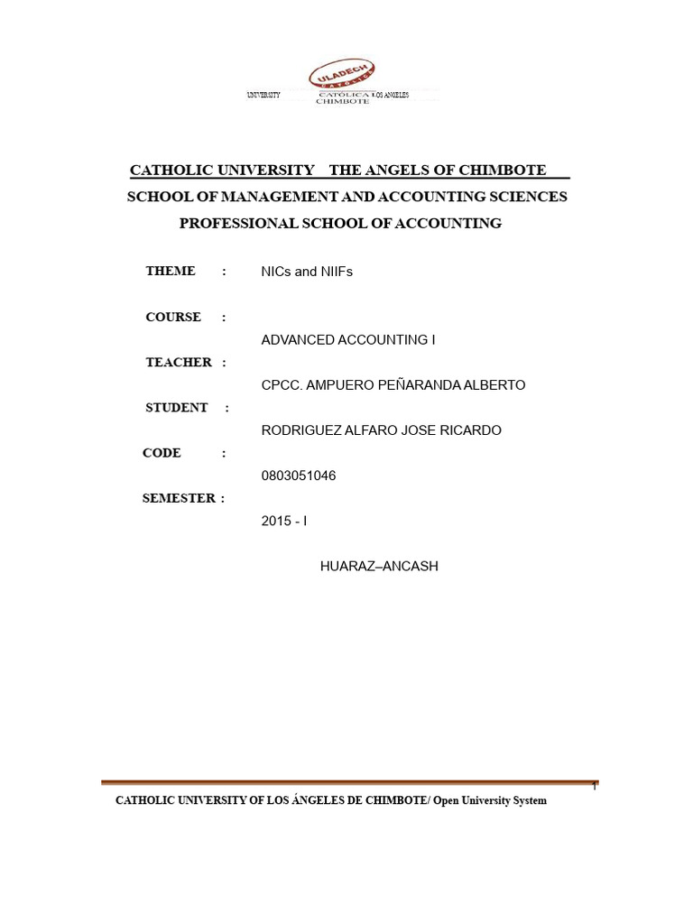 NIC and NIF Work.pdf | PDF | International Financial Reporting ...