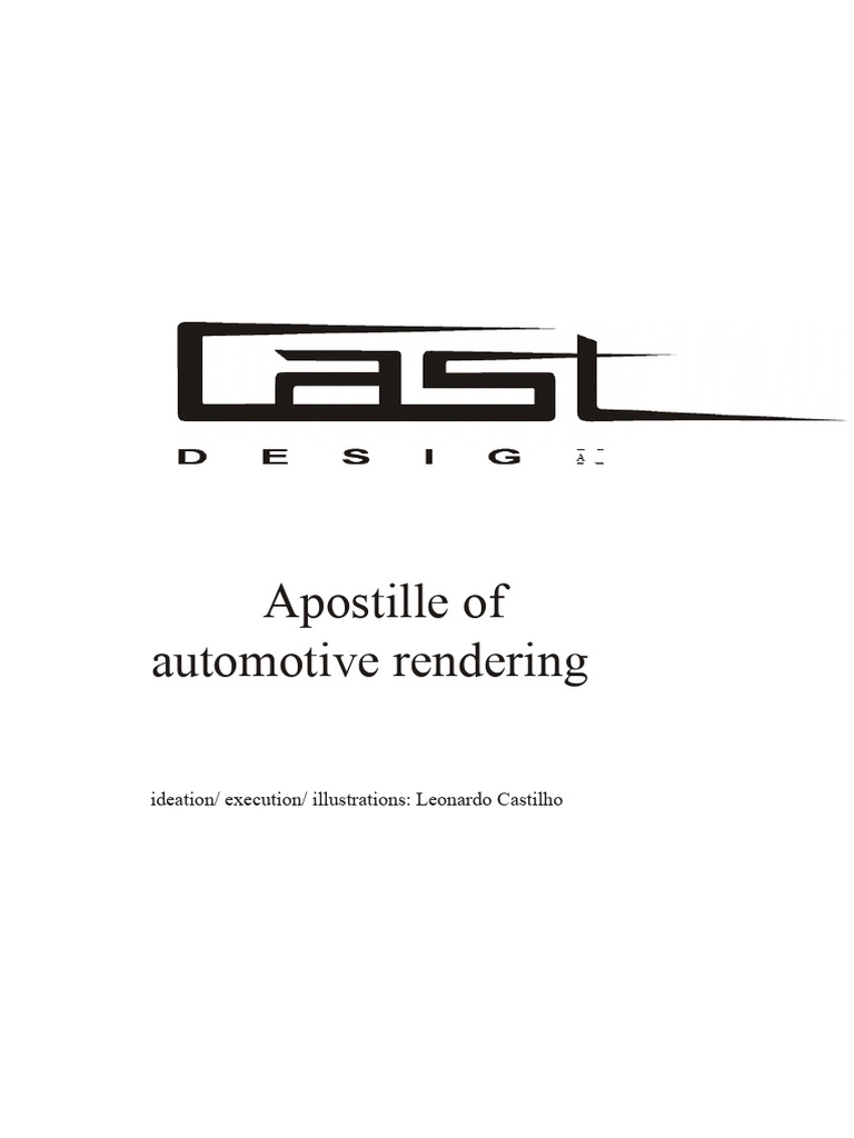 Automotive Rendering Techniques Guide | PDF | Drawing | Color