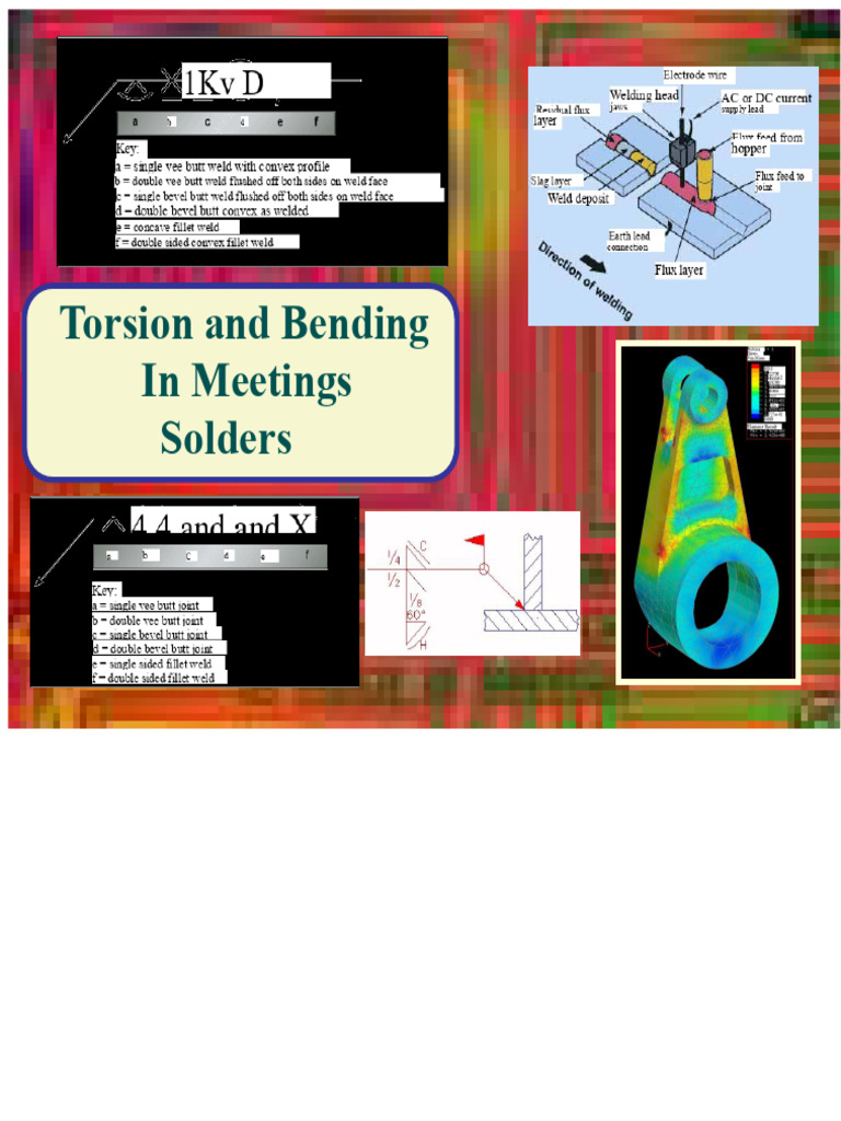 Torsion and Bending in Welded Joints PDF | PDF | Bending | Physical ...