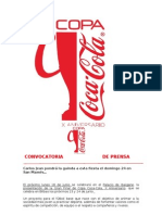Convocatoria Copa Coca Cola