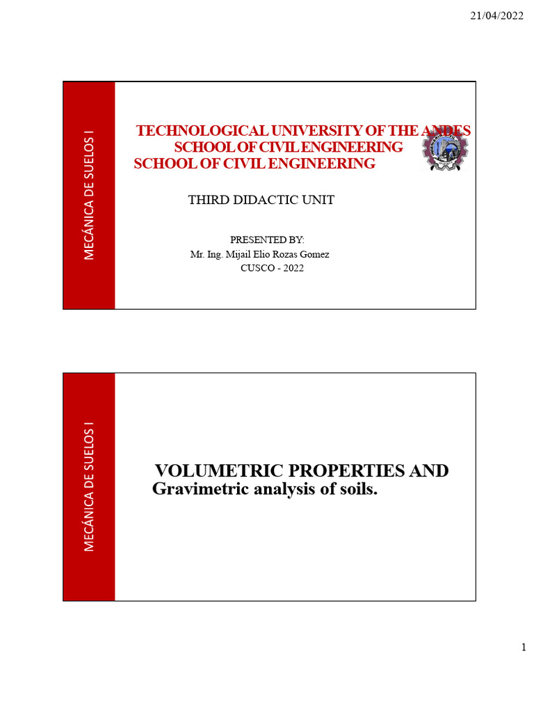 Soil Mechanics Unit 3 Formulas Pdf Density Porosity
