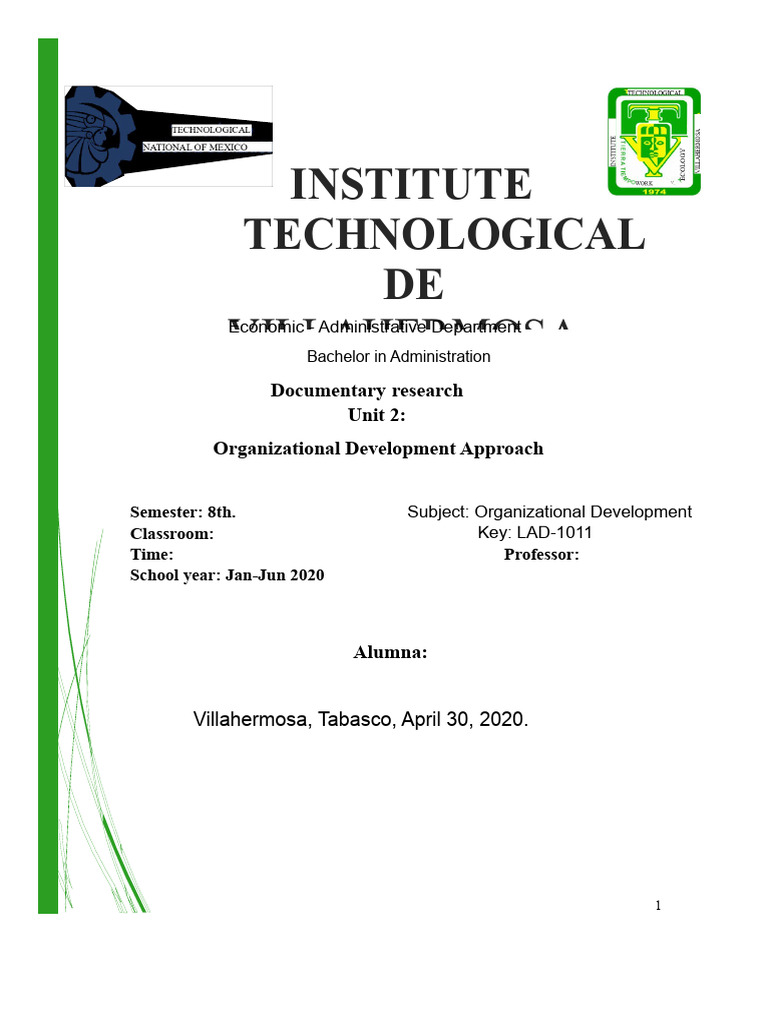 Unit 2 Organizational Development | PDF | Organization Development ...