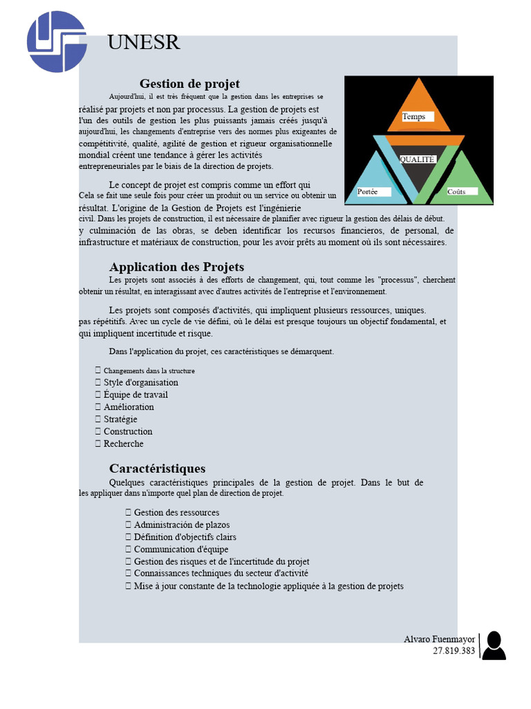 Gestion de projet : Méthodes et Phases | PDF | Gestion de projet ...