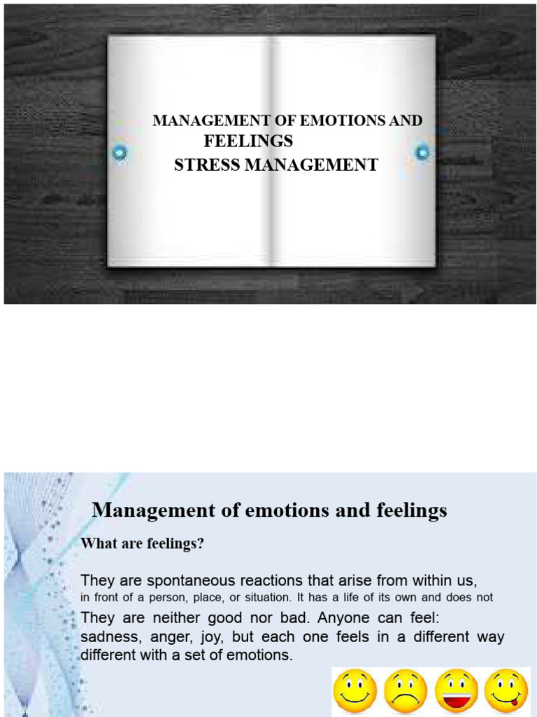 Management of Emotions and Feelings | PDF | Emotions | Feeling