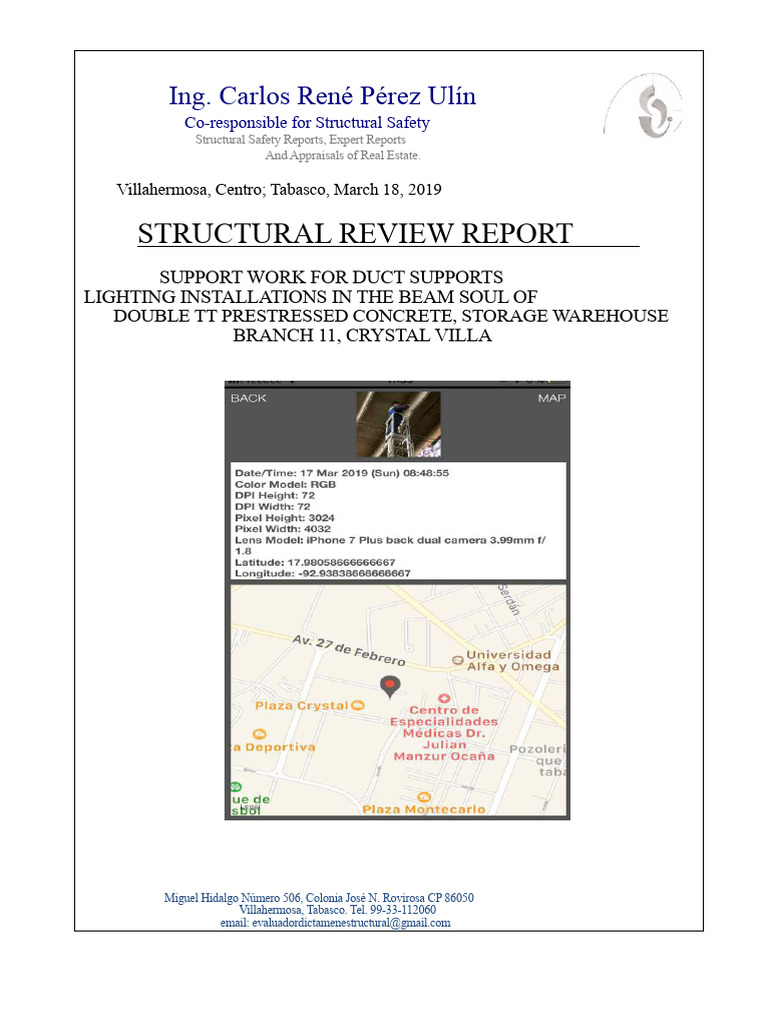 Structural Review Report for Duct Supports | PDF | Construction ...