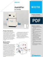 Dehumidifier - Munters MX2700