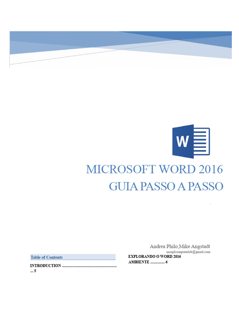 Guia Completo do Microsoft Word 2016 | PDF | Janela (informática ...