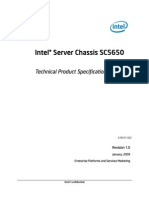 Intel® Server Chassis SC5650: Technical Product Specification