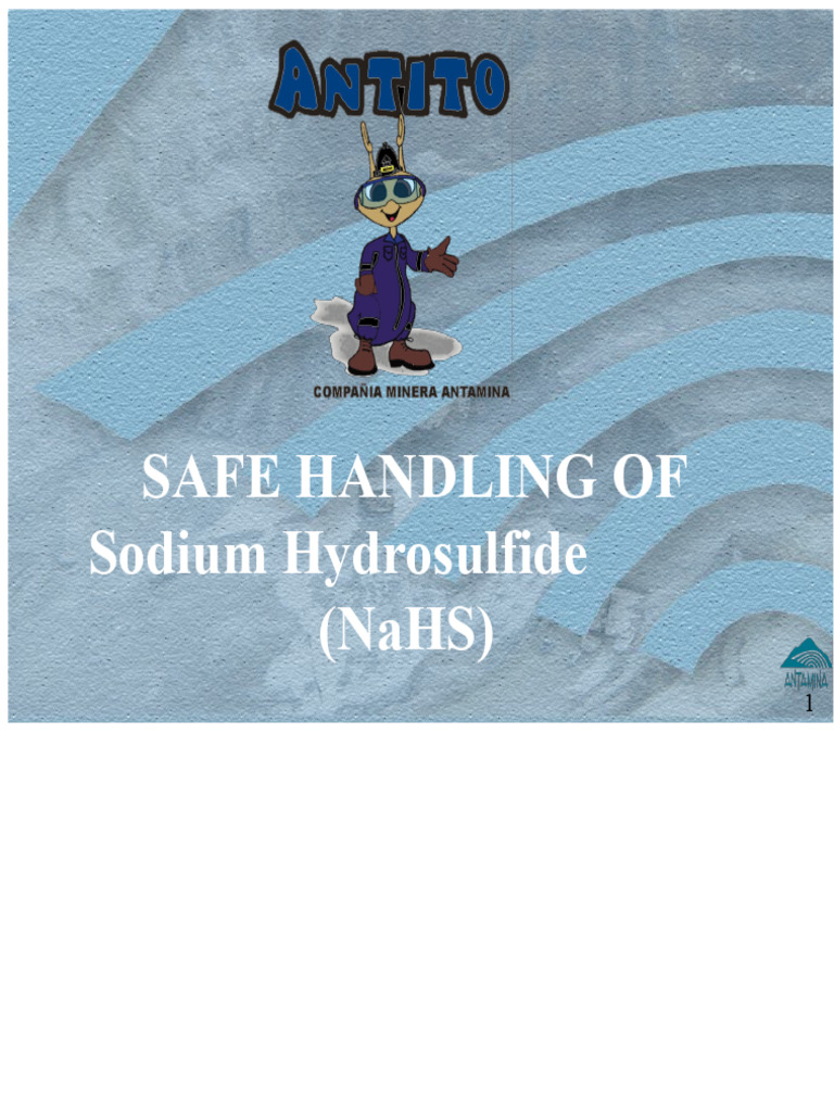 Safe Handling of Sodium Hydrosulfide NaHS | PDF | Dangerous Goods ...