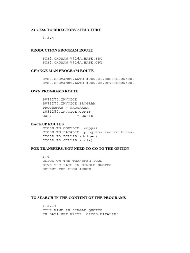 Directory Structure and Program Management Guide | PDF | Computer ...