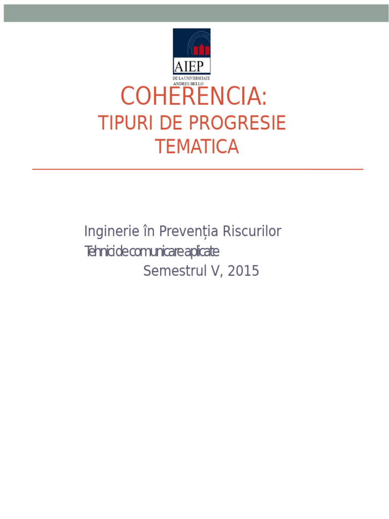 Tipuri de Progresie Tematică | PDF