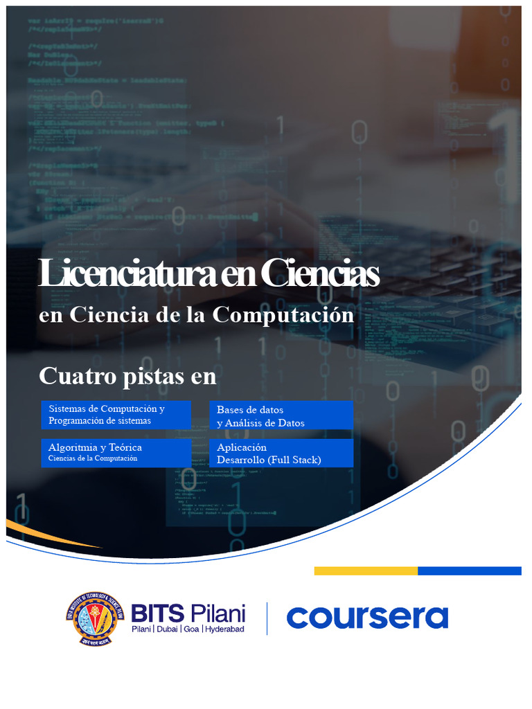 Licenciatura en Ciencias de la Computación Online | PDF | Ciencias de ...