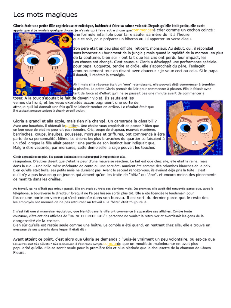 Les mots magiques pour élever les enfants | PDF
