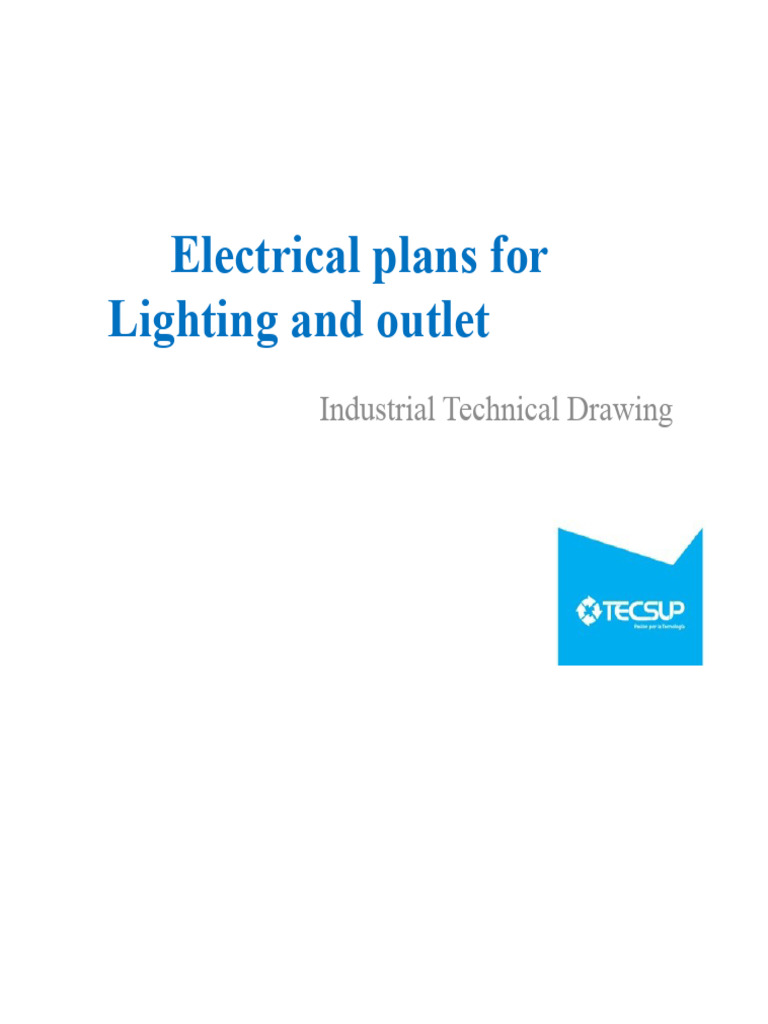 Electrical Plans for Lighting & Outlets | PDF