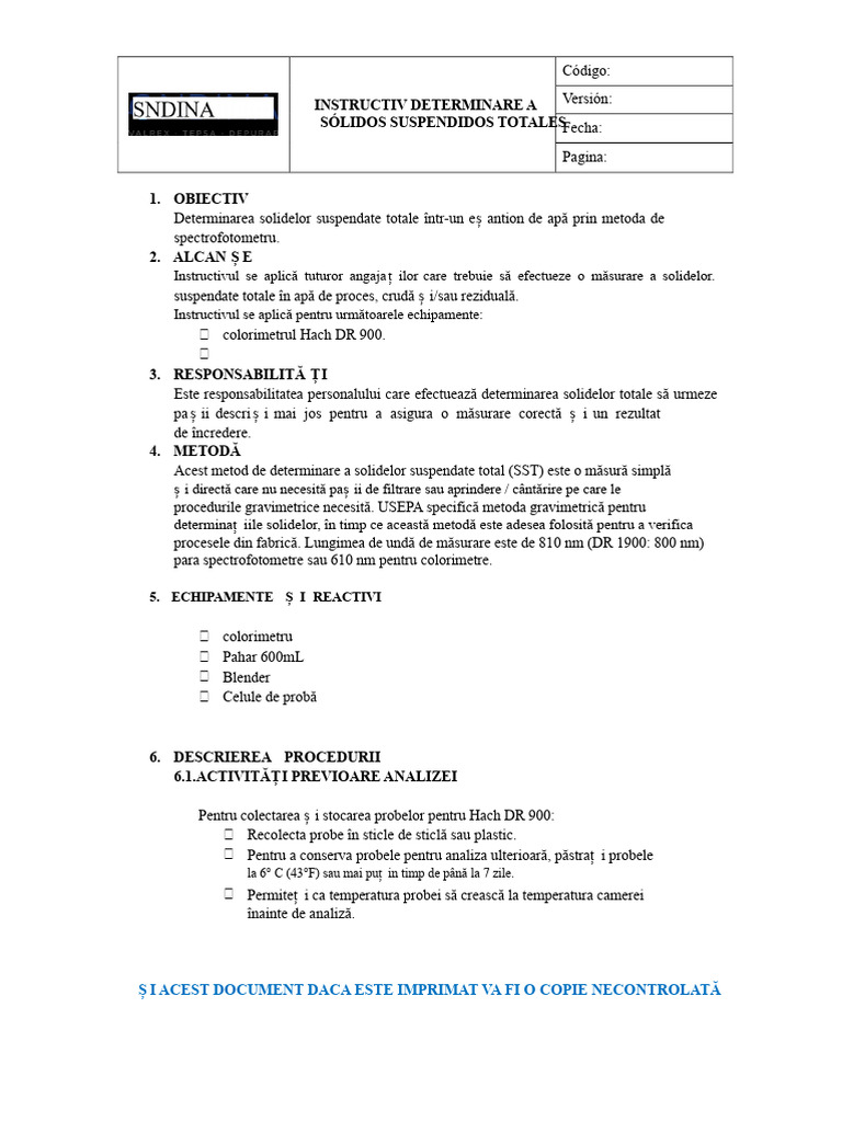 Instructiuni SST Spectru | PDF