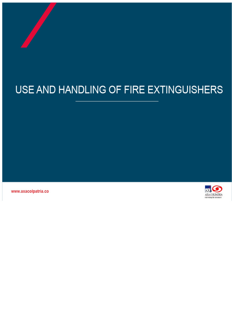 Fire Extinguisher Use and Safety Guide | PDF