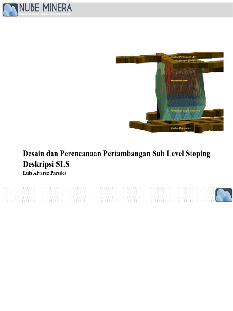 Desain Pertambangan Sub Level Stoping | PDF