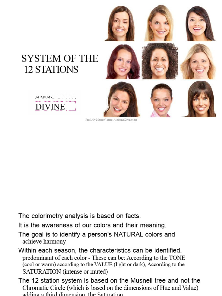 12 Stations Color Analysis Guide | PDF | Color | Brown