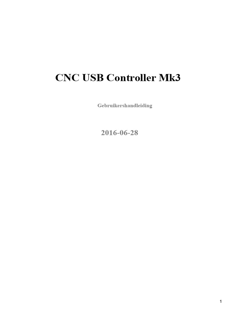 CNC Usb Controller MK 3 | PDF