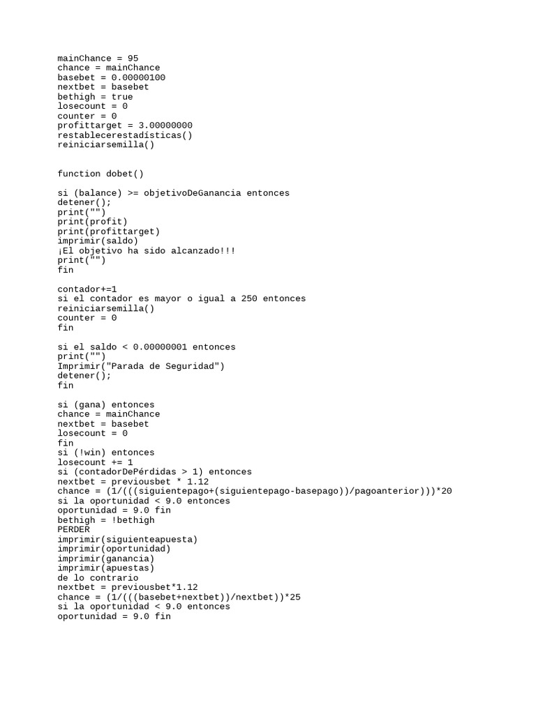 Script de Recuperación de Dicebot | PDF