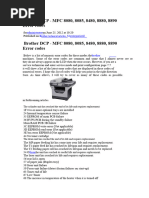 Fujitsu Scanner Error Codes Guide | PDF | Image Scanner | Computer File