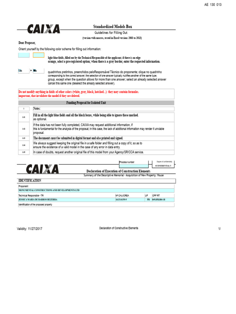 Funding Proposal Guidelines for Construction | PDF