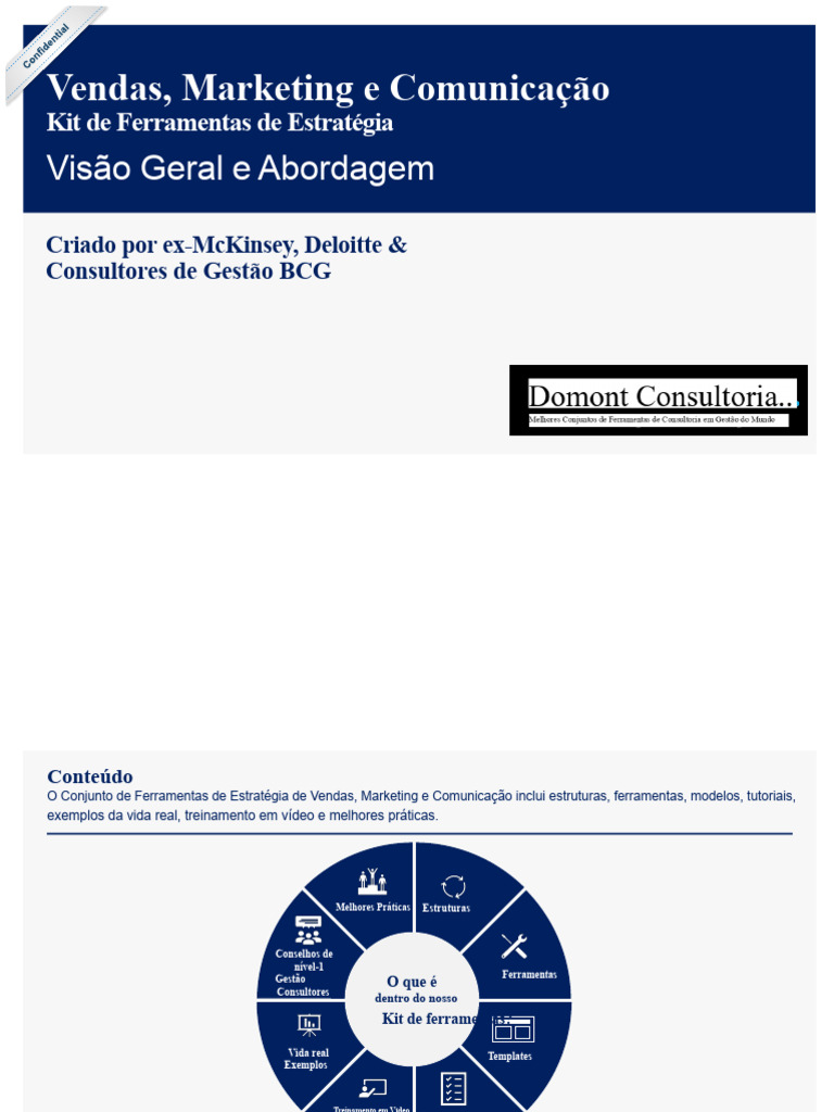 Kit de Estratégia em Vendas e Marketing | PDF | Marketing | Partes ...