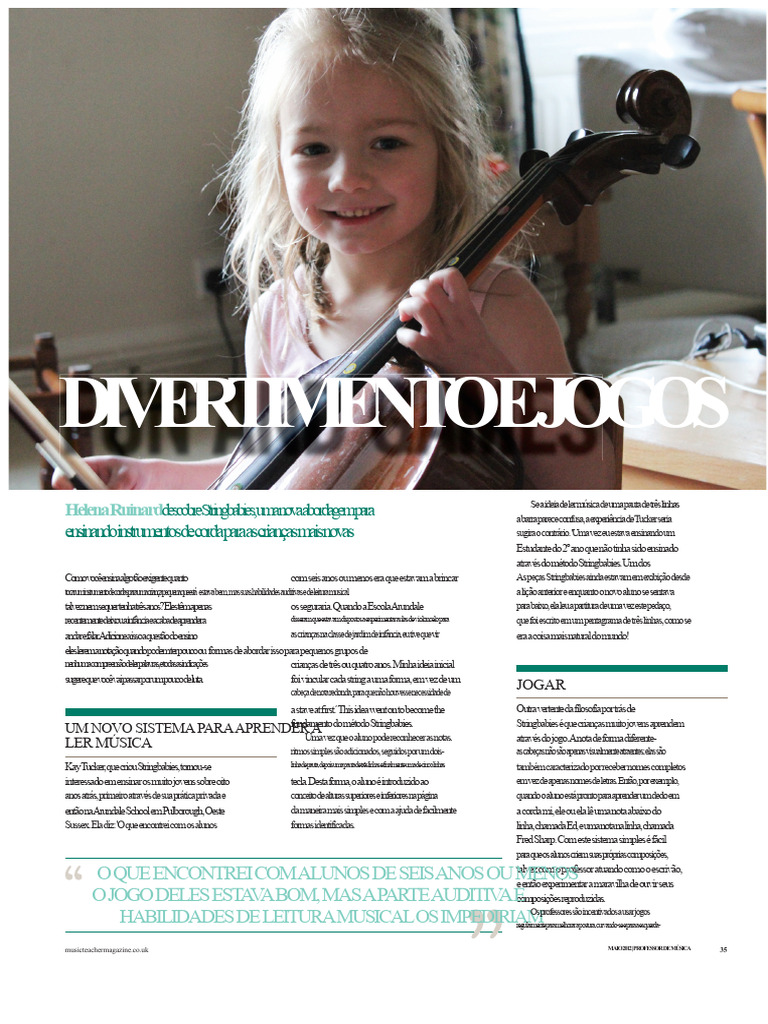 Professor de Música Stringbabies2012 | PDF | Musicologia