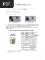 RJ45 Color Coding Guide | PDF | Electrical Connector | Electrical ...