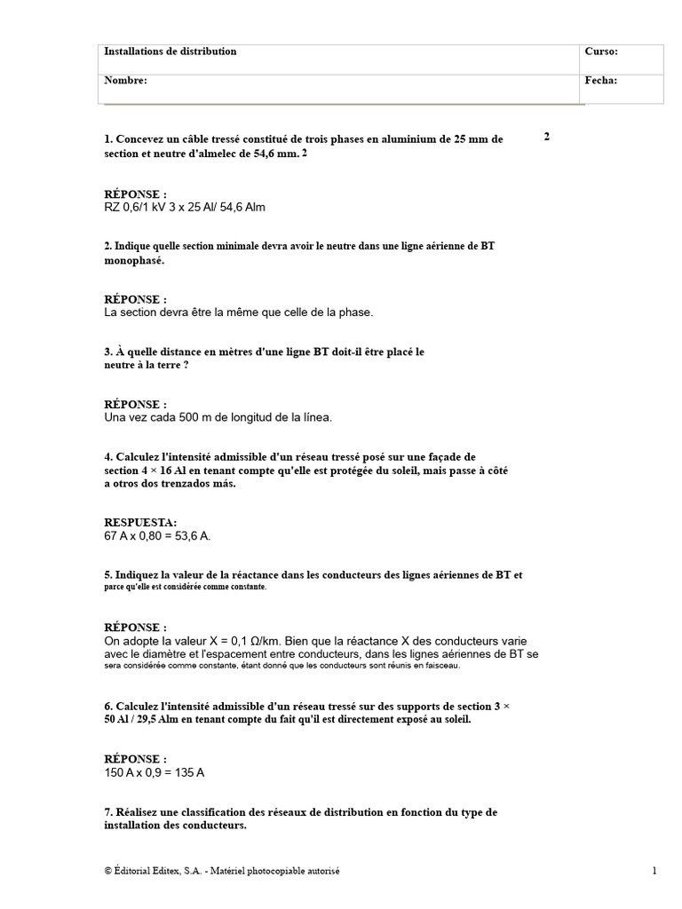Guide sur les installations de distribution BT | PDF | Électricité ...