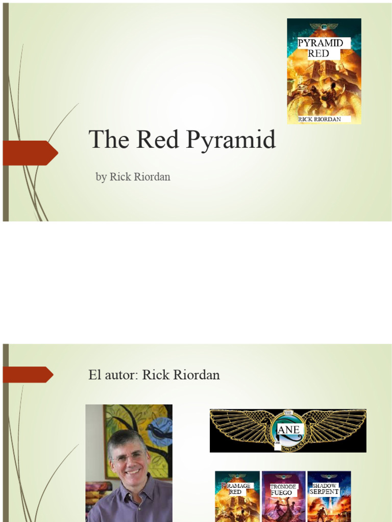 The Red Pyramid: Characters & Summary | PDF