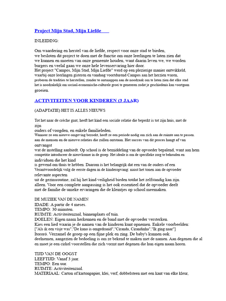 Project Mijn Stad | PDF
