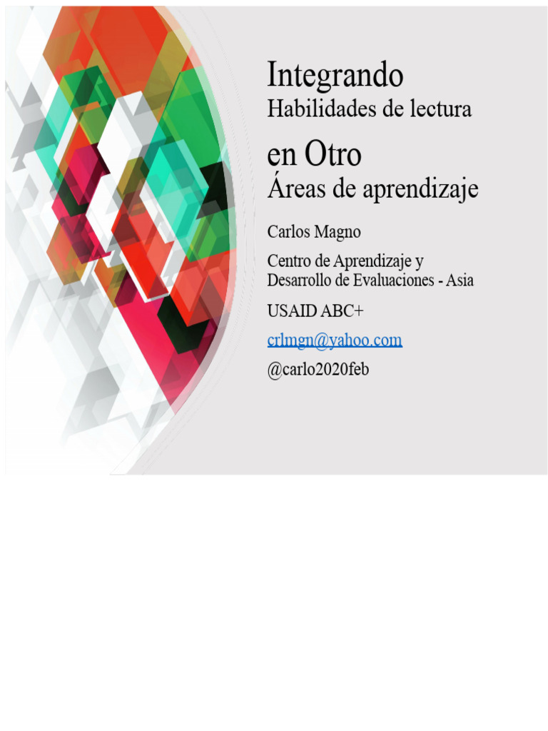 Integración de Lectura en Aprendizaje KS1 | PDF | Aprendizaje | Literatura