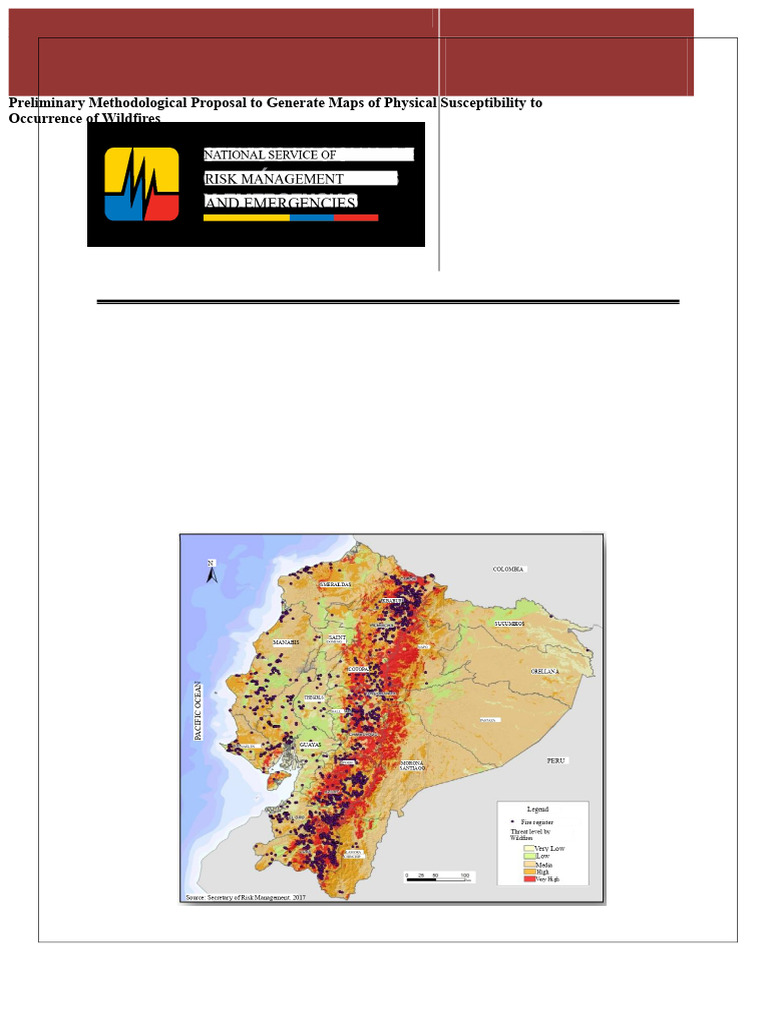 Wildfire Susceptibility Methodology scale 1:50000 | PDF | Wildfire | Fires