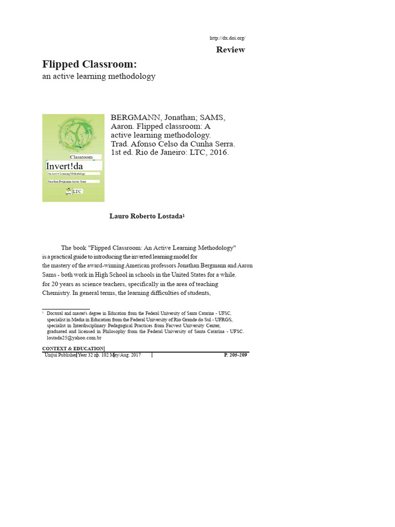 Flipped Classroom A Methodology A | PDF | Learning | Behavior Modification