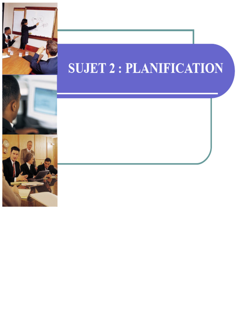 Importance et Types de Planification | PDF | Planification | Business