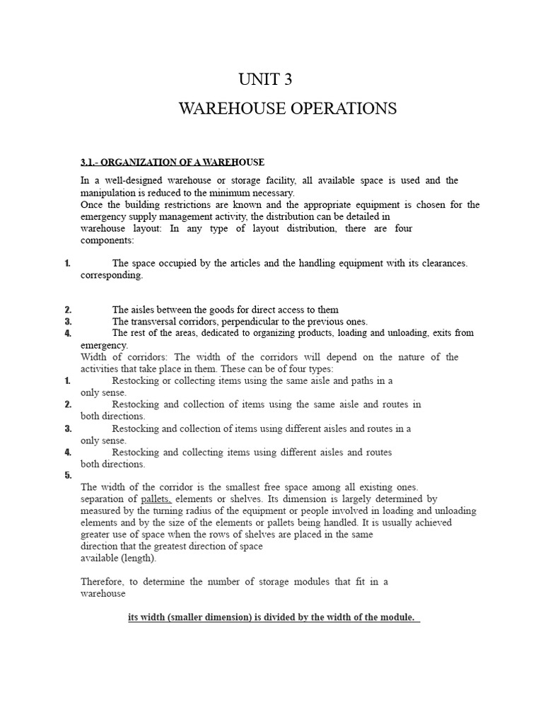 Warehouse Operations and Layout Design | PDF | Warehouse | Barcode