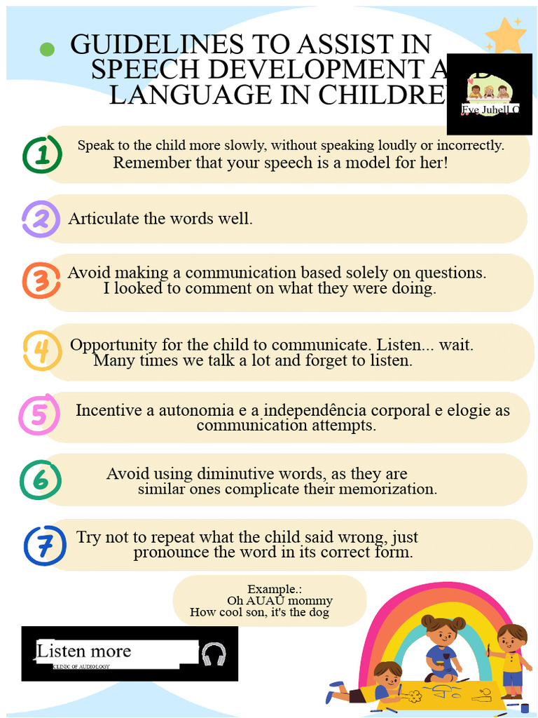 Speech Development Tips for Children | PDF | Speech | Communication