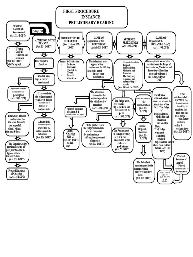 Labor Procedure Steps and Requirements | PDF | Trials | Appeal