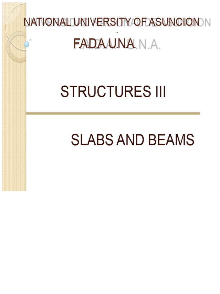 Slab and Beam Design Guidelines | PDF | Beam (Structure) | Concrete