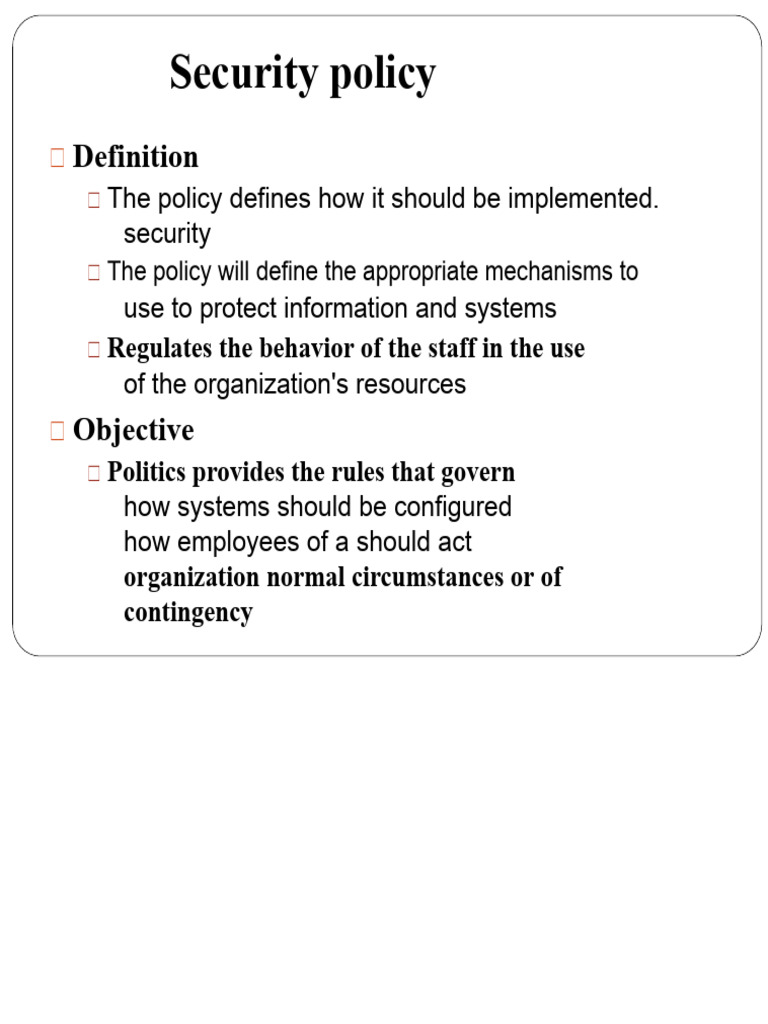 Information Security Policies | PDF | Computer Security | Security