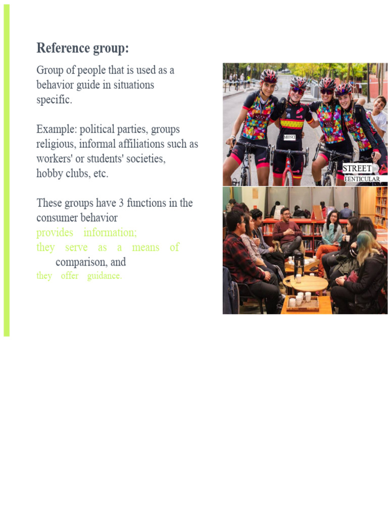 Understanding Reference Groups in Consumer Behavior | PDF