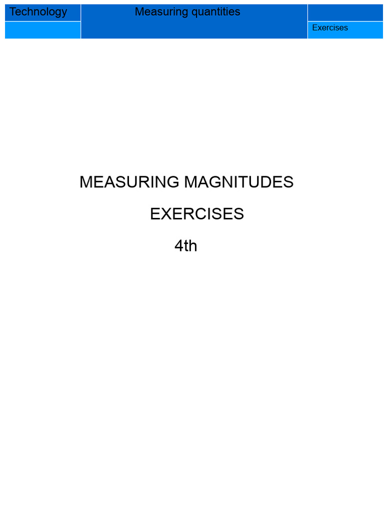 Measuring Instruments and Exercises Guide | PDF | Voltage | Electric ...